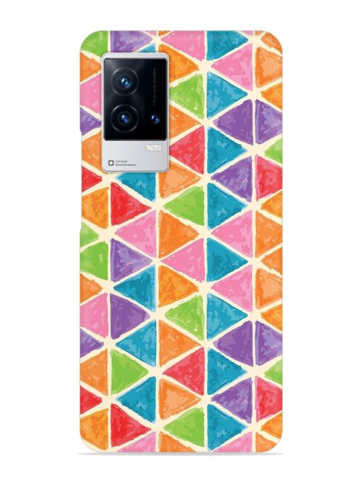 Seamless Colorful Isometric Snap Case for Iqoo 9 (5G) Zapvi