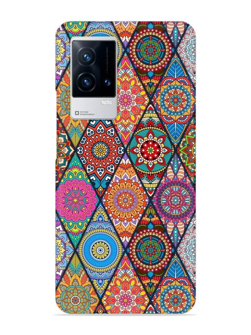 Seamless Tile Pattern Snap Case for Iqoo 9 (5G) Zapvi