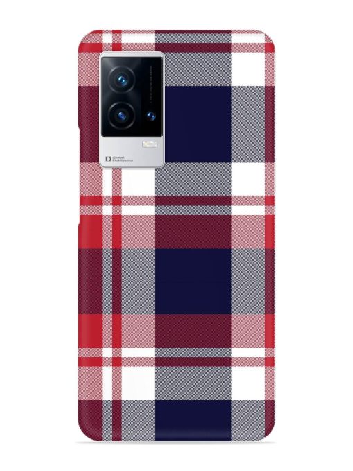 Classic Plaid Tartan Snap Case for Iqoo 9 (5G) Zapvi