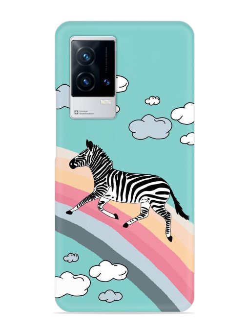 Running Zebra Snap Case for Iqoo 9 (5G) Zapvi