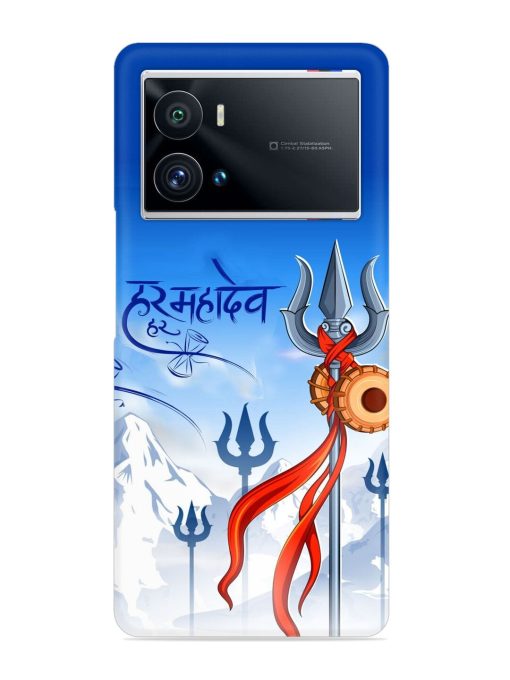 Har Har Mahadev Trishul Snap Case for Iqoo 9 Pro Zapvi