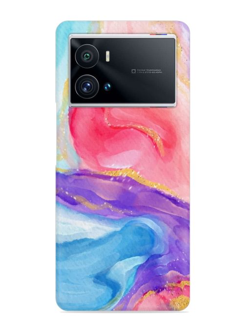 Watercolor Gradient Snap Case for Iqoo 9 Pro Zapvi