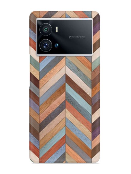 Seamless Wood Parquet Snap Case for Iqoo 9 Pro