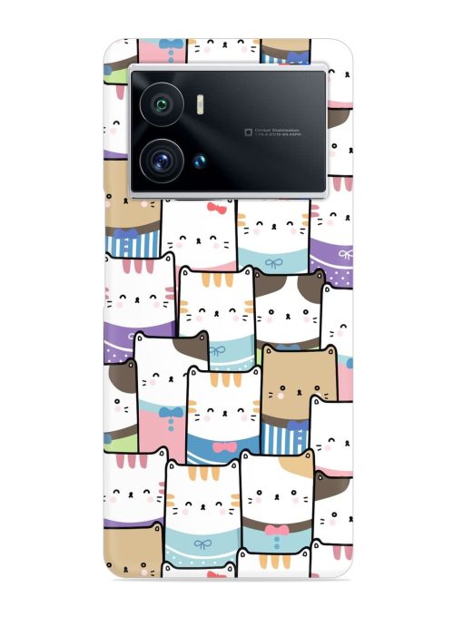 Cute Adorable Cat Snap Case for Iqoo 9 Pro