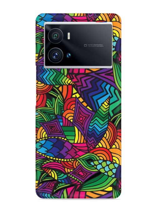 Abstract Multicolor Seamless Snap Case for Iqoo 9 Pro