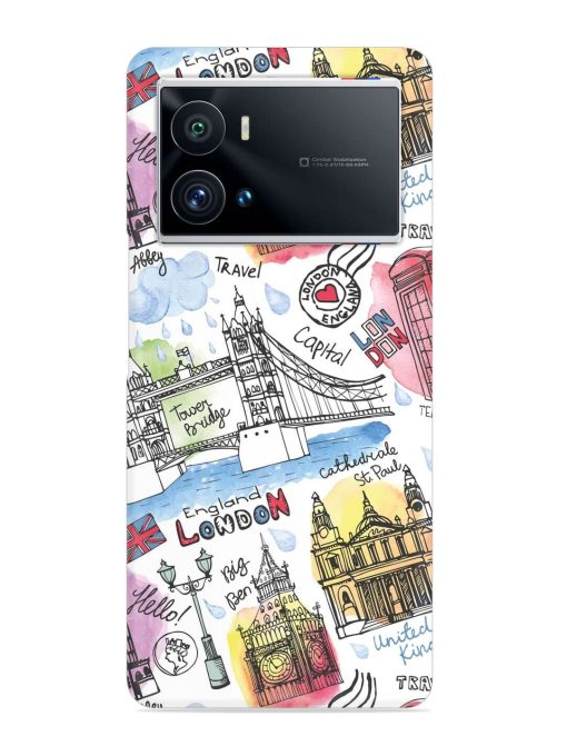 Vector London Landmark Snap Case for Iqoo 9 Pro Zapvi