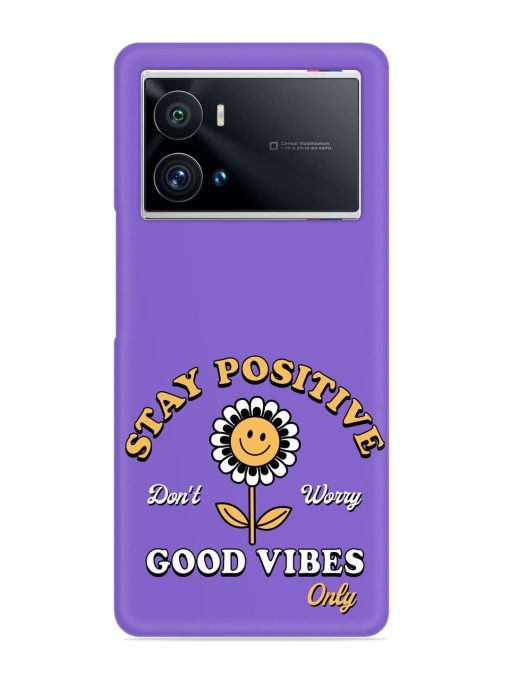 Retro Positive Flower Snap Case for Iqoo 9 Pro