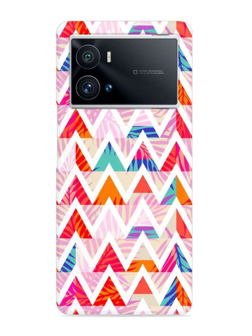 Abstract Triangle Background Snap Case for Iqoo 9 Pro Zapvi