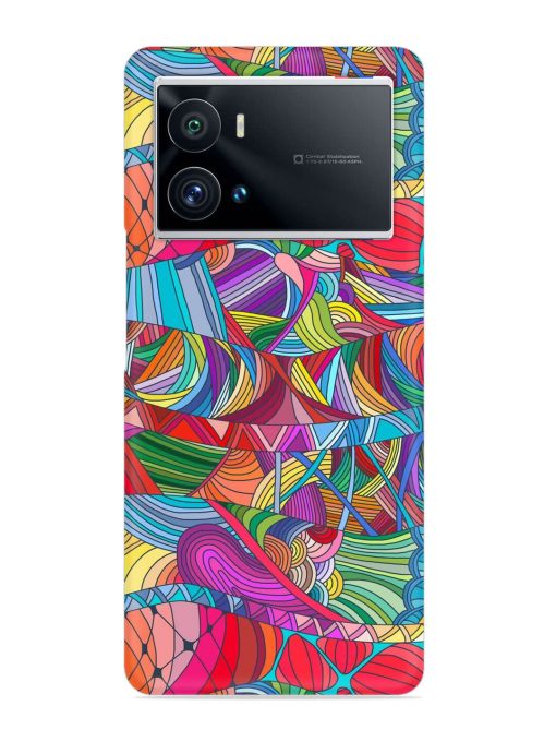 Seamless Patterns Hand Drawn Snap Case for Iqoo 9 Pro Zapvi