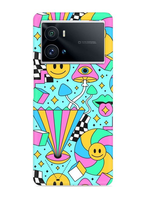 Trippy Rainbow 60S Snap Case for Iqoo 9 Pro Zapvi