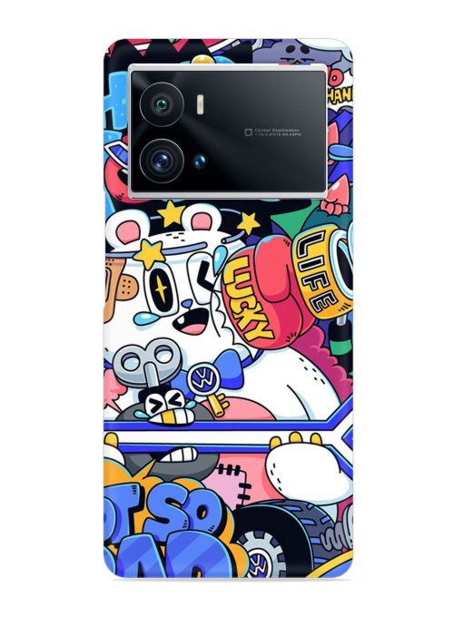 Universal Doodle Snap Case for Iqoo 9 Pro Zapvi