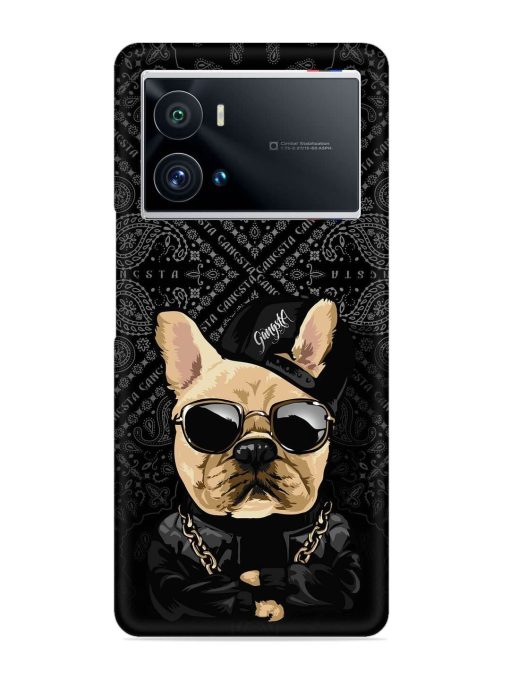 Gangsta Cool Sunglasses Dog Snap Case for Iqoo 9 Pro Zapvi