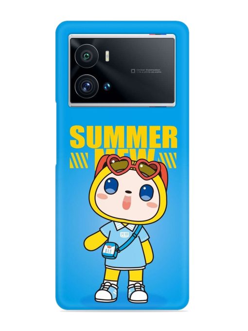 Summer Mew Cartoon Snap Case for Iqoo 9 Pro Zapvi