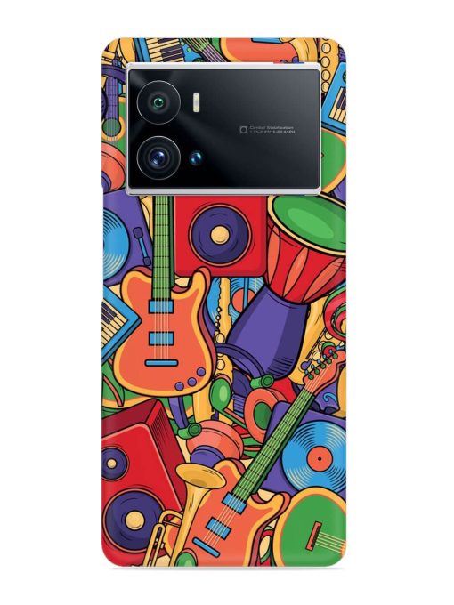 Colorful Music Art Snap Case for Iqoo 9 Pro Zapvi