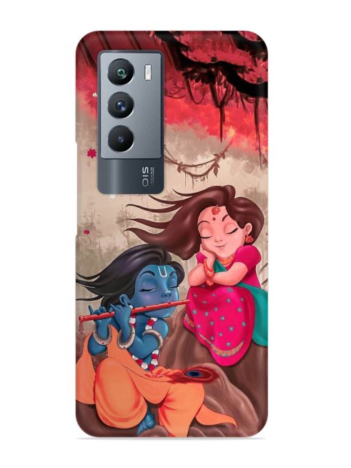 Radhe Krishna Water Art Snap Case for Iqoo 9 Se (5G) Zapvi