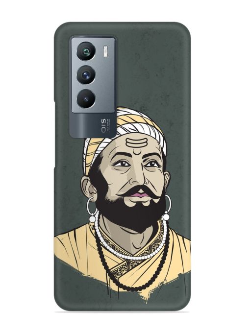 Shivaji Maharaj Vector Art Snap Case for Iqoo 9 Se (5G) Zapvi