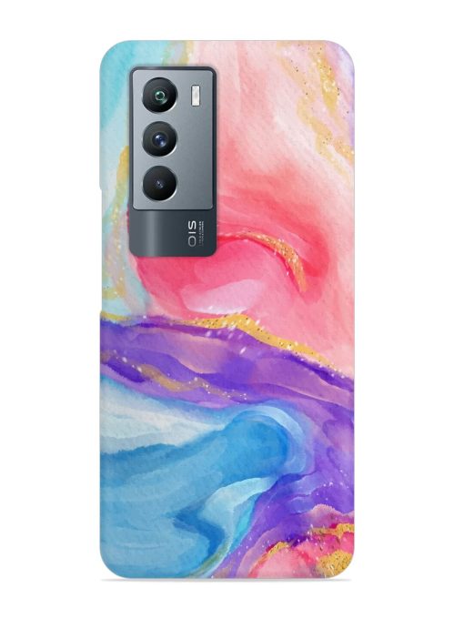 Watercolor Gradient Snap Case for Iqoo 9 Se (5G) Zapvi