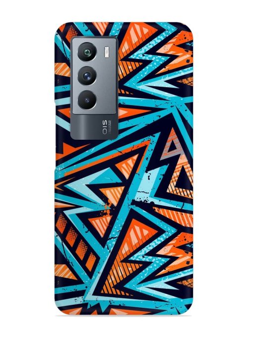 Abstract Seamless Grunge Snap Case for Iqoo 9 Se (5G) Zapvi