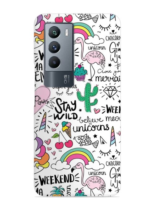 Unicorn Ice Cream Snap Case for Iqoo 9 Se (5G)