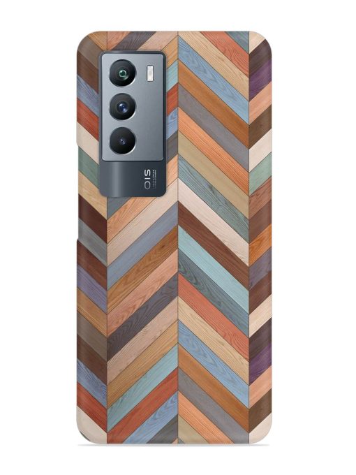 Seamless Wood Parquet Snap Case for Iqoo 9 Se (5G) Zapvi