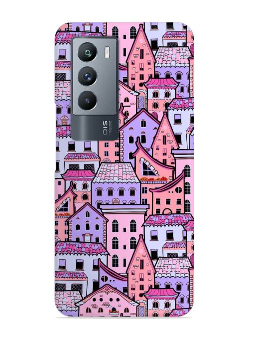 Seamless Pattern Houses Snap Case for Iqoo 9 Se (5G) Zapvi