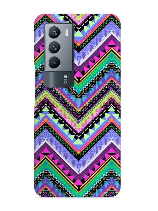 Tribal Aztec Print Snap Case for Iqoo 9 Se (5G)