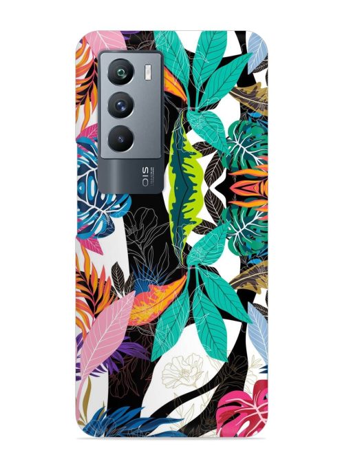 Floral Pattern Bright Snap Case for Iqoo 9 Se (5G)