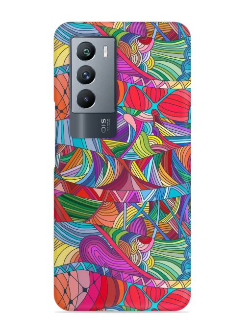 Seamless Patterns Hand Drawn Snap Case for Iqoo 9 Se (5G) Zapvi