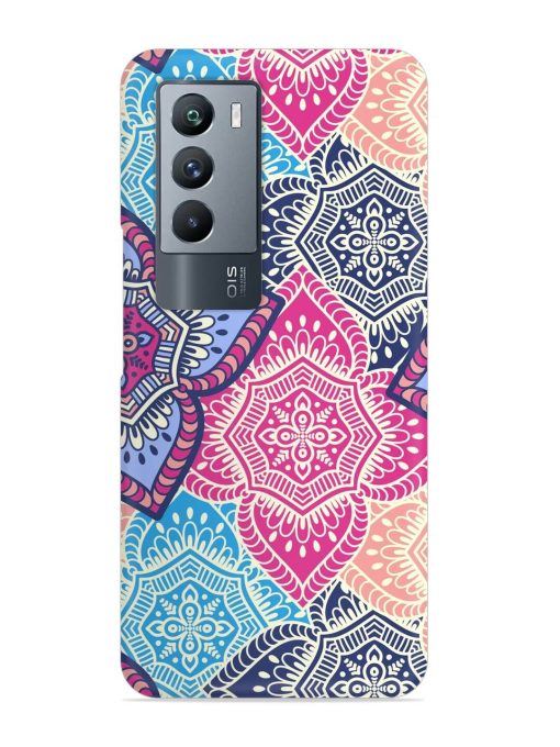 Ethnic Floral Seamless Snap Case for Iqoo 9 Se (5G) Zapvi