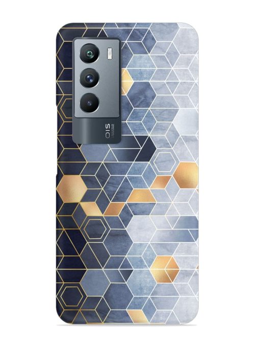 Geometric Abstraction Hexagons Snap Case for Iqoo 9 Se (5G) Zapvi