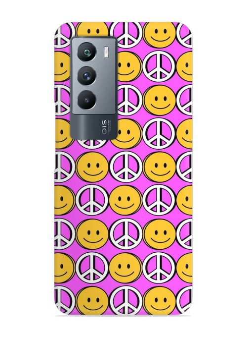 Smiley Face Peace Snap Case for Iqoo 9 Se (5G) Zapvi