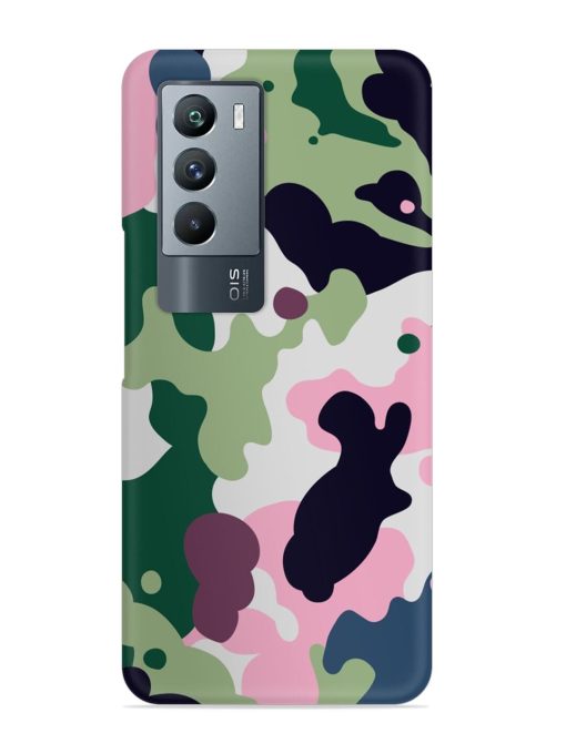 Seamless Funky Camouflage Snap Case for Iqoo 9 Se (5G) Zapvi