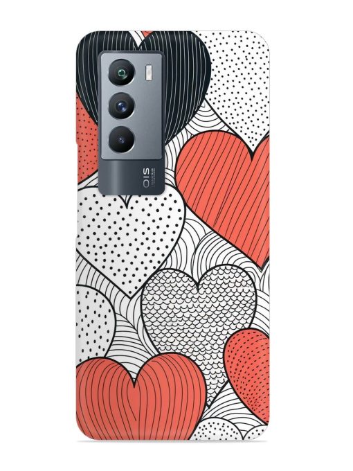 Girly Heart Seamless Snap Case for Iqoo 9 Se (5G) Zapvi