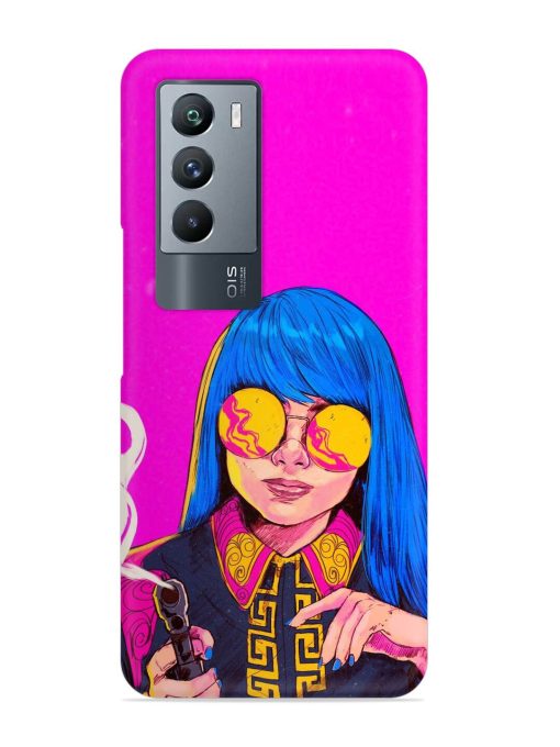 Aesthetic Anime Girl Snap Case for Iqoo 9 Se (5G)