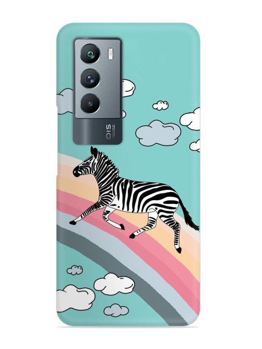 Running Zebra Snap Case for Iqoo 9 Se (5G) Zapvi