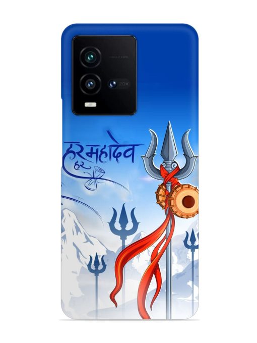 Har Har Mahadev Trishul Snap Case for Iqoo 9T (5G) Zapvi