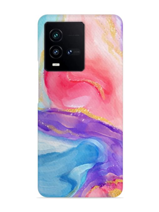 Watercolor Gradient Snap Case for Iqoo 9T (5G) Zapvi