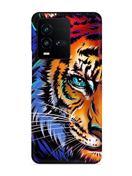 Colorful Lion Art Snap Case for Iqoo 9T (5G) Zapvi