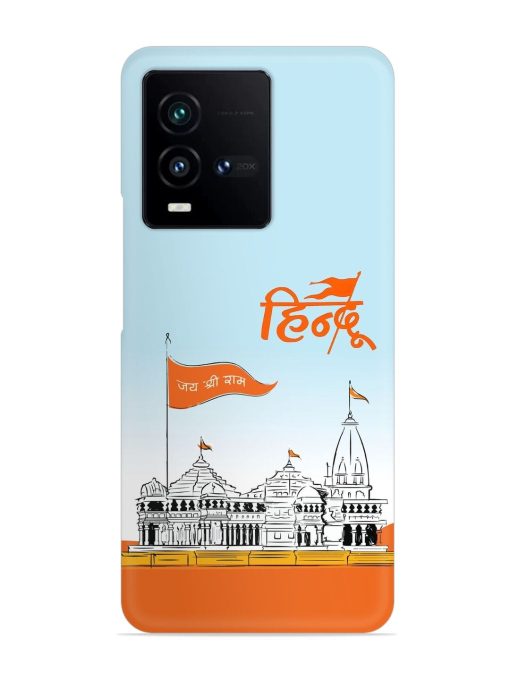 Ram Mandir Hindu Snap Case for Iqoo 9T (5G) Zapvi