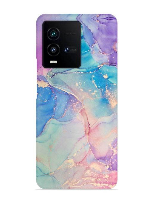 Alcohol Ink Colors Snap Case for Iqoo 9T (5G) Zapvi