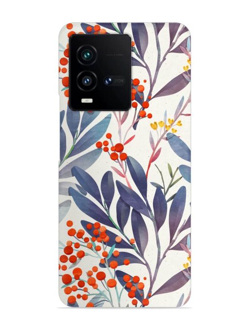 Seamless Floral Pattern Snap Case for Iqoo 9T (5G) Zapvi