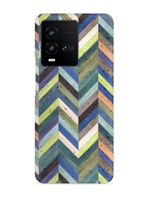 Chevron Random Color Snap Case for Iqoo 9T (5G) Zapvi