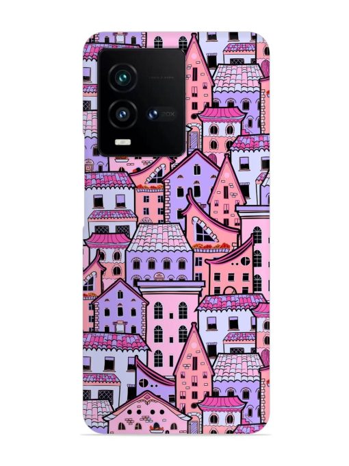 Seamless Pattern Houses Snap Case for Iqoo 9T (5G) Zapvi