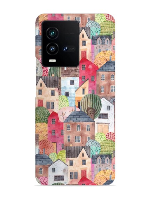 Abstract Seamless Pattern Snap Case for Iqoo 9T (5G) Zapvi