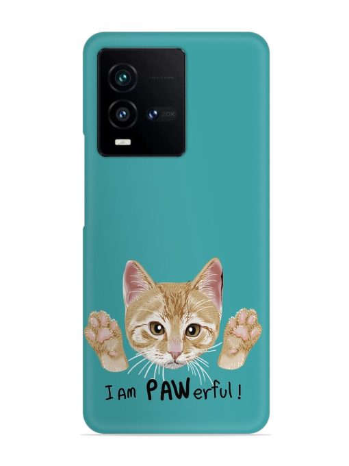 Typography Slogan Cat Snap Case for Iqoo 9T (5G) Zapvi