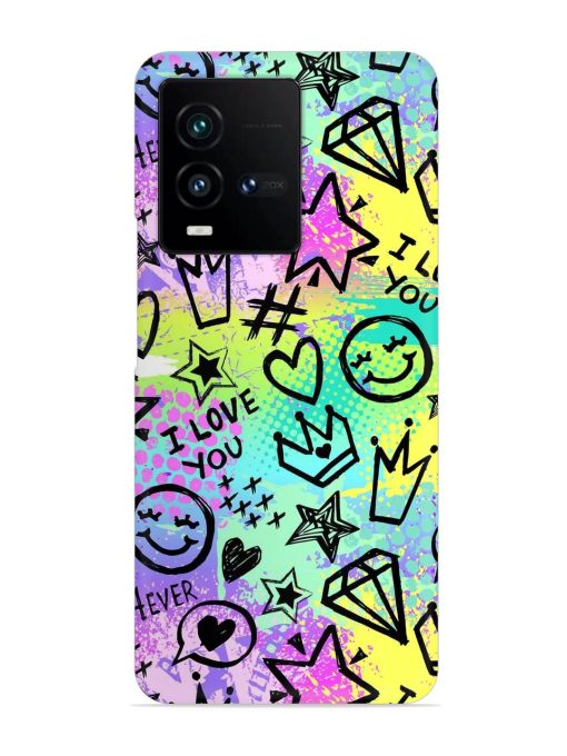 Bright Seamless Pattern Snap Case for Iqoo 9T (5G) Zapvi