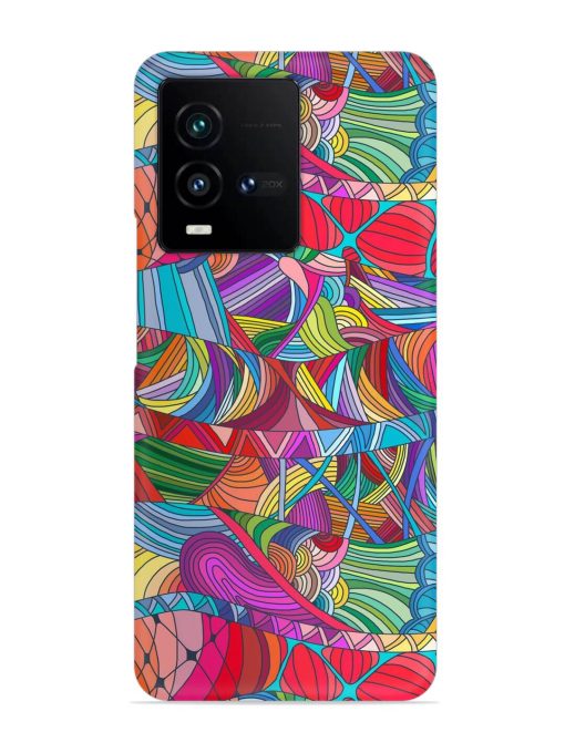 Seamless Patterns Hand Drawn Snap Case for Iqoo 9T (5G) Zapvi