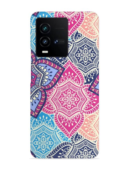 Ethnic Floral Seamless Snap Case for Iqoo 9T (5G)