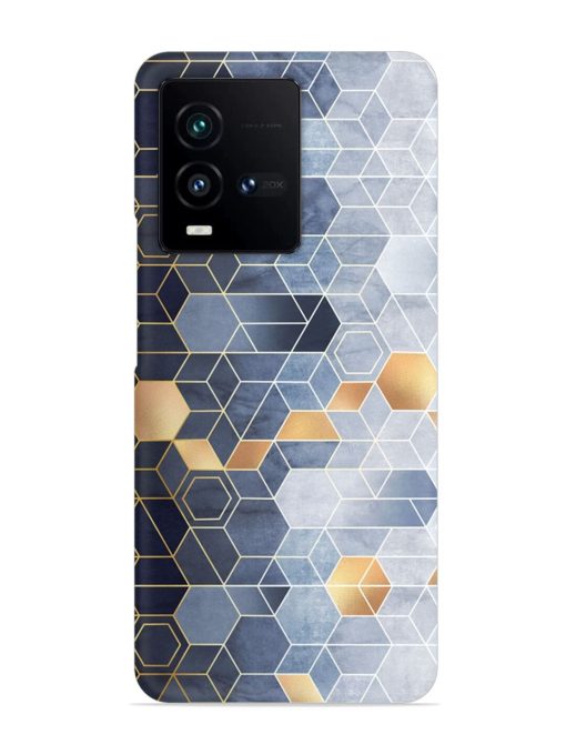 Geometric Abstraction Hexagons Snap Case for Iqoo 9T (5G) Zapvi