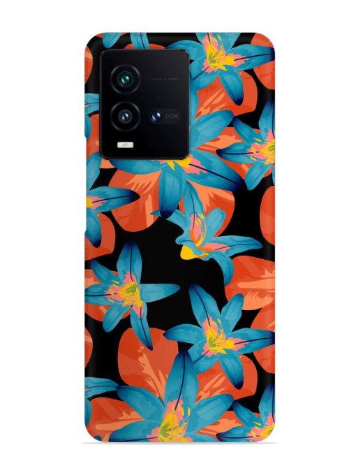 Philippine Flowers Seamless Snap Case for Iqoo 9T (5G) Zapvi